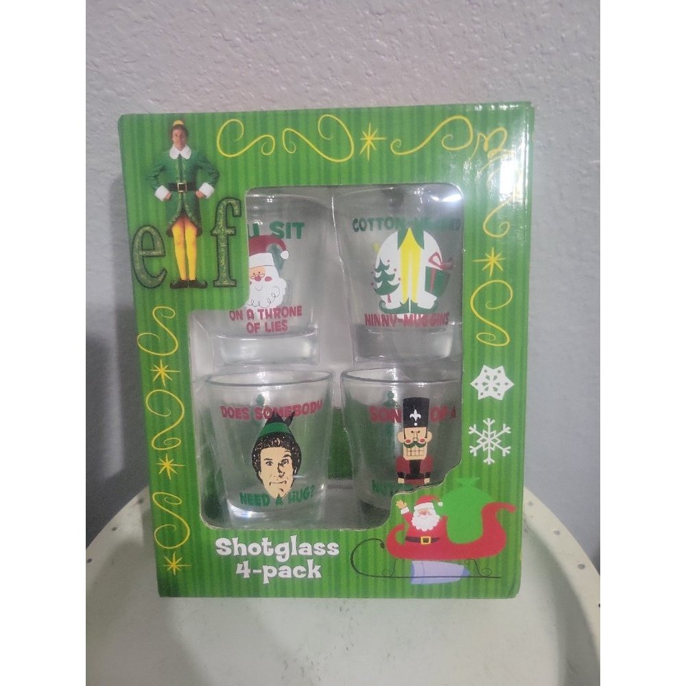 Elf Shotglass 4-Pack glasses